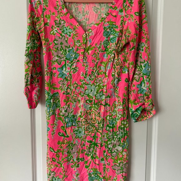 Lilly Pulitzer Popover 3/4 Sleeve Dress - Picture 1 of 7